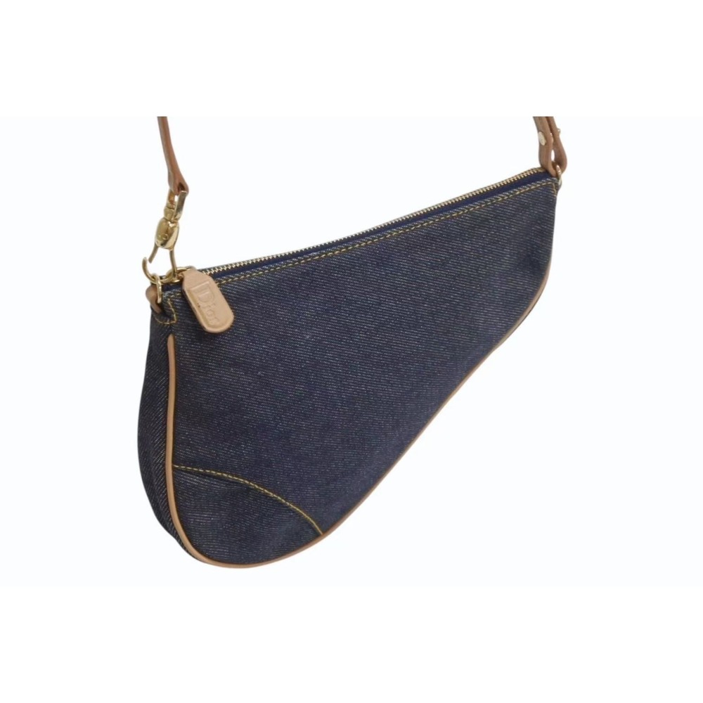 Christian Dior Saddle Bag accessory blue denim - Picture 4 of 10